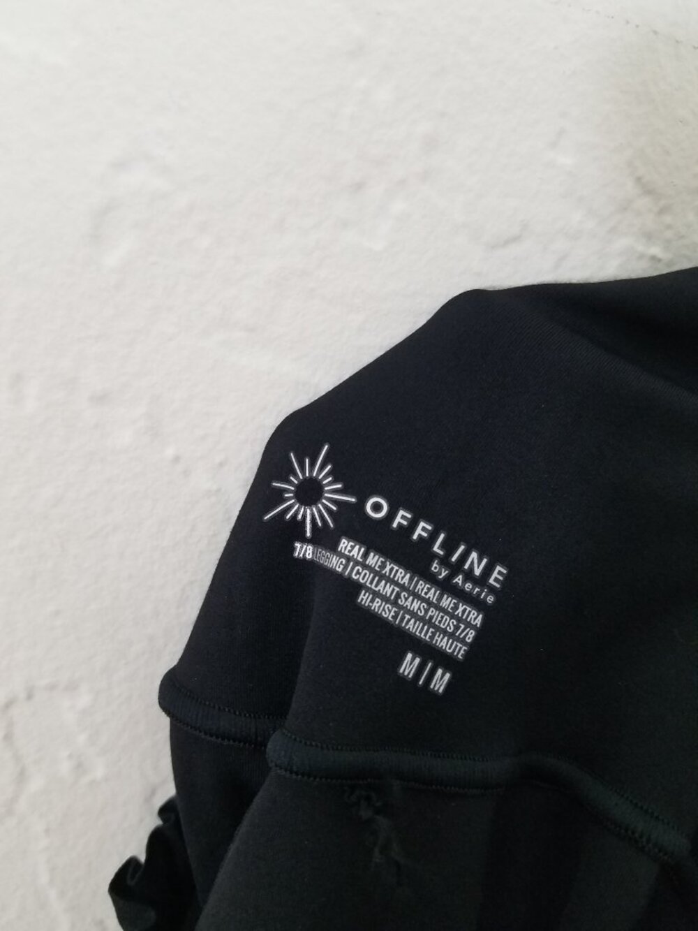 NWT Offline by Aerie High Rise Real Me Xtra 7/8 Legging Black Size M - Picture 5 of 7